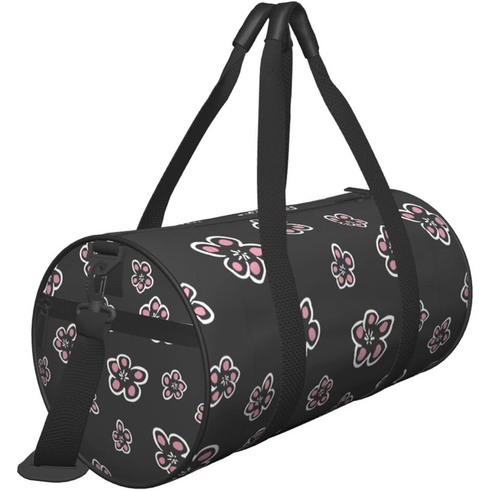 Дорожня сумка-циліндр з аніме-візерунком Сливи, спортивна сумка для чоловіків та жінок, сумка для подорожей, спортивна сумка