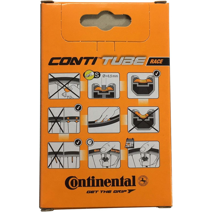 Комплект камер Continental Race 28 (700x25-32c) з вентилем Presta 60 мм