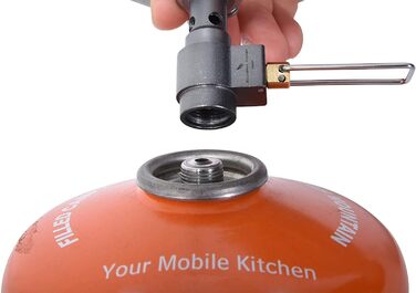 Вт Кемпінгова газова плита Міні-газова плита з титанового сплаву Похідна плита Портативний пальник Ультралегка кишенькова духовка