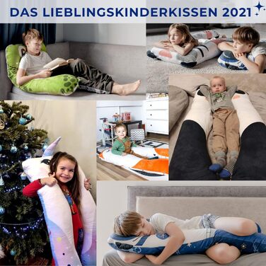 Комфортна подушка для здоров'я дітей подушка для сну антистрес подушка для дітей з СДУГ (єдиноріг)