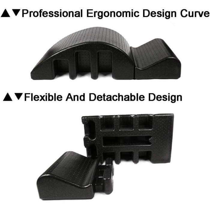 Розгинач спини, підтримка для масажу спини, дуга для пілатесу, коректор вирівнювання хребта, ванна для масажу на столі для пілатесу, роликовий тренажер для йоги, підтримка для корекції постави згинання хребта W