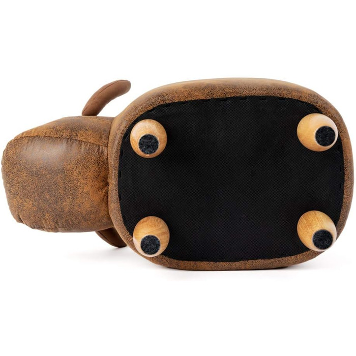 Табурет Balvi La Vache, коричневий, у формі корови, дерев&39яні ніжки, штучна шкіра/дерево, різнокольоровий