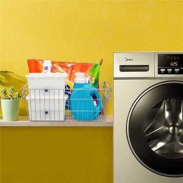 Кошик для зберігання в морозильній камері SANNO, штабелюється, для комори, зберігання та організації, штабелюється, контейнери для зберігання картоплі та цибулі, металеві кошики для зберігання, 4 шт. 40 см (Д) x 24 см (Ш) x 16 см (В), хром