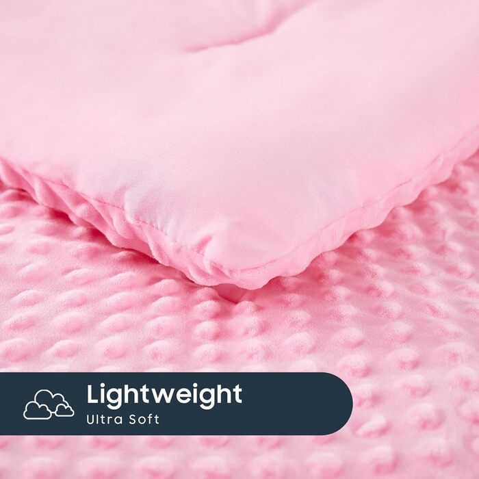 Комплект дитячої постільної білизни Wake In Cloud - Minky Dot для хлопчиків та дівчаток, 4-компонентний м'який комплект для дитячо