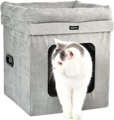Складаний котячий будиночок Storeo Basics, 38 x 38 x 43 см, сірий