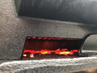 Чавунний казанок для гриля BBQ-Toro з решіткою для гриля 50 x 25 x 23 см Гриль для кемпінгу на вугіллі в стилі Hibachi Гриль для к