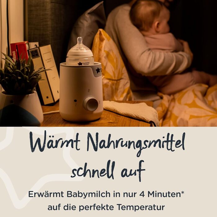 Електричний підігрівач пляшечок і сумок Tommee Tippee Easiwarm, тепле дитяче харчування за лічені хвилини, автоматичний таймер, ке