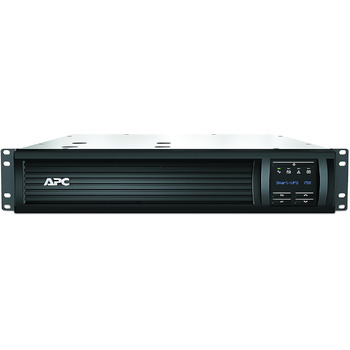 ДБЖ APC 750VA Smart з SmartConnect, резервний акумулятор ДБЖ для монтажу в SMT750RM2UC стійку, синусоїда, AVR, 120 В, лінійне інтерактивне джерело безперебійного живлення, чорний