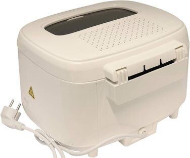 Фритюрниця DESKI 1800 Ватт 2,5 літра нержавіюча сталь біла