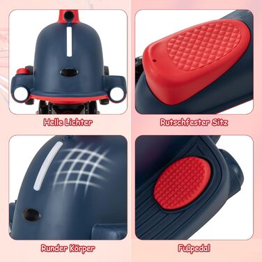 В 1 дитячий електромобіль та гірка у формі дельфіна, дитячий автомобіль з підсвічуванням коліс та передньою фарою, дитячий транспо