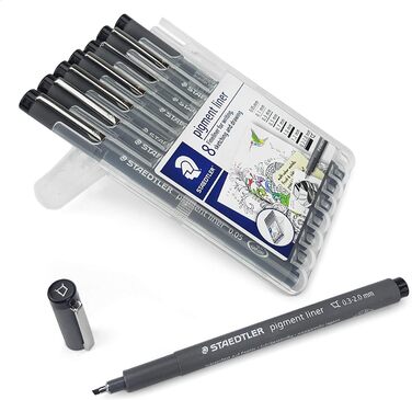 Пігментний вкладиш STAEDTLER Fineliner клас 0,05 мм 2,0 мм 8 шт.