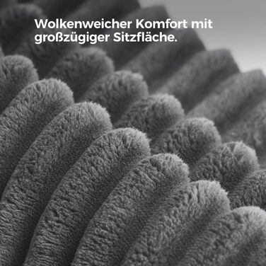 Кутовий диван з функцією сну, вельветовий L-подібний диван-ліжко, диван без кісток, секційний диван-ліжко з сидінням 75 см, модульний диван-ліжко із заокругленим шезлонгом, світло-сірий