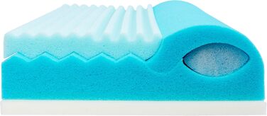 Подушка для шиї Dream Castle Climate Control Coolmax - Гібридна пінопластова основа (RG50) для оптимального клімату сну з ламінованою еластичною термопіною (дихаючою) - 40x60 см