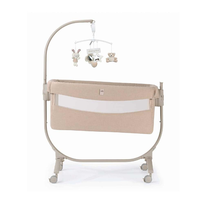 Дитяче ліжечко CAM Il mondo del bambino Дитяче ліжечко Cullami Доступні інші кольори Має функцію гойдання 8 регульованих положень висоти, Колір Бежевий