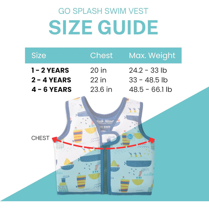 Рятувальний жилет Splash About Go Splash для буксирів 1-2 роки