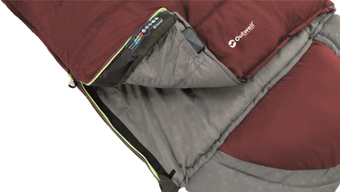 Спальний мішок Outwell Contour Lux Reversible/-3°C Red Left (230367)