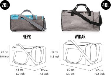 Спортивна сумка meteor 20 40 л - Дитяча пляжна сумка, Чоловіча сумка для плавання, Сумка через плече, Дорожня сумка, Сумка для відпочинку, Мала сумка для фітнесу, Сумка на ремні, Шкільна сумка, Дитяча сумка, 20 л, Синій/М&39ятний