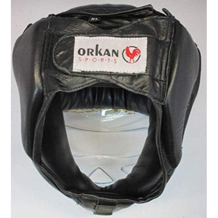 Захист голови Orkan Fighter з маскою зі шкіри, розмір L