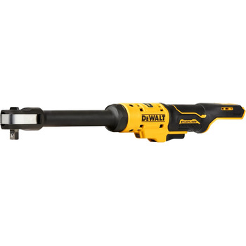 Акумуляторна тріскачка Dewalt 12V XR DCF503EN (3/8', безщітковий двигун, з подовженою шийкою тріскачки, 80 Нм для важких робіт із загвинчування, обертання за годинниковою стрілкою / проти годинникової стрілки, зі світлодіодним підсвічуванням, поставляєтьс