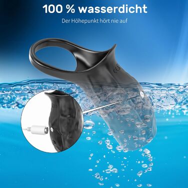 Ерекційне кільце для чоловіків з 9 режимами вібрації