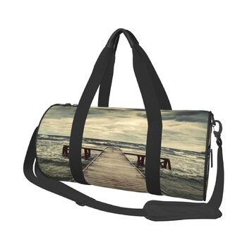 Кругла спортивна сумка для подорожей, чоловіча та жіноча спортивна сумка