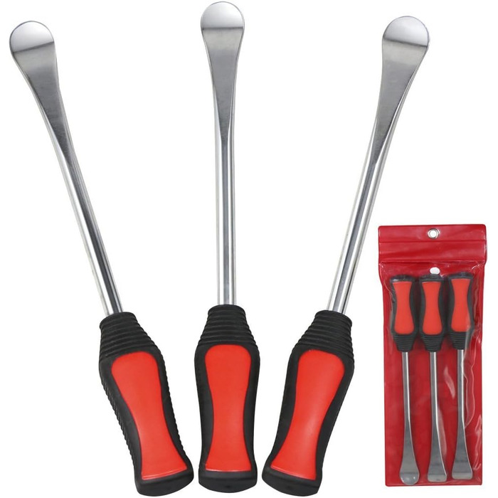 Інструмент для та заміни встановлення шин на мотоцикл, велосипед у футлярі, 3 предмети