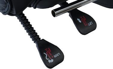 Геймерське крісло Pro-Tech Home Gaming Chair Comfort Black Ергономічне ігрове крісло з поперековою опорою, функцією гойдання та регулюванням висоти Регульоване офісне крісло для геймерів та домашнього офісу вагою до 150 кг