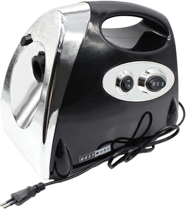 М'ясорубка електрична, 2800 Вт Електрична м'ясорубка з 3 перфорованими дисками для кухні, чорна