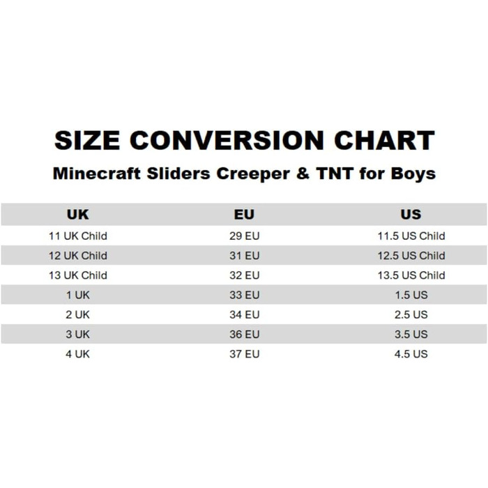 Слайдери Minecraft Creeper та TNT зеленого та чорного кольорів Повсякденне взуття для хлопчиків Набір із 2 слайдерів з обличчям Кріпера та ігровим елементом TNT, мерч, 31 EU