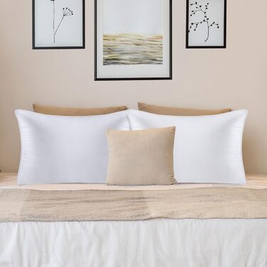 Подушка для сну Utopia (2 шт.), 50 x 70 см, дихаюча та м&39яка подушка (біла) 50x70 см (2 шт.) Біла 2