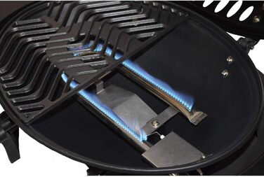 Газовий гриль для кемпінгу Crosby I Преміум. Компактний та мобільний газовий гриль для ідеального барбекю. Сірий колір