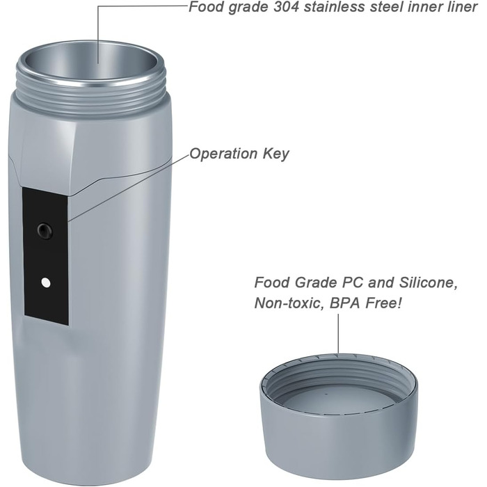 Портативний автомобільний бойлер на 12 В, маленький електричний чайник для подорожей, швидкий водонагрівач на 80 Вт, міні-електрич