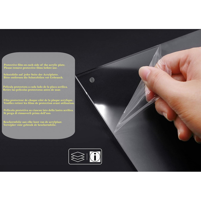 Настільні підставки TUKA-i-AKUT, 25 шт., альбомна орієнтація A4, прозорий акрил із магнітною застібкою, двосторонній дисплей, тримач для брошур, підставка для флаєрів, настільний рекламний дисплей, кришталево прозора Т-подібна підставка TKD8241-A4-W-25x, 