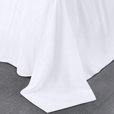 Постільна білизна Utopia - Простирадло без гумки - Простирадло 225 х 255см - Простирадло 135х190см - Плоске простирадло м'яка мато