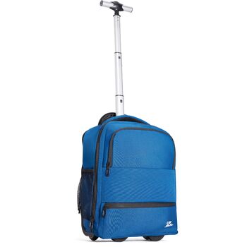 Рюкзак-візок Aircruiser Hybrid 40 x 30 x 20 см з колесами, ручна поклажа Ryanair, ручна поклажа Wizzair, дорожній рюкзак для літака (синій, 40x30x20 см - з колесами), синій 40x30x20 см - з колесами