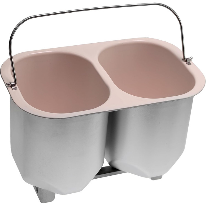 Форма для випічки - подвійна форма для випічки з керамічним покриттям, сумісна з/запасна частина для нестарого хлібопічки 6852080 68520 68525 Backmeister