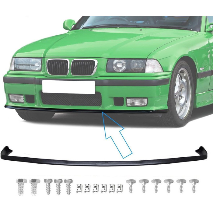 Сумісний з бампером BMW E36 M3 M болти *ABE, 1158 Evo Lip GT Spoiler Lip