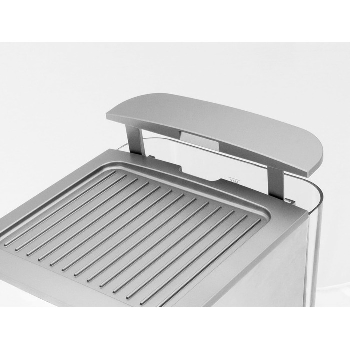 Еспресо-машина з портафільтром, насадка для піноутворення молока, 15 бар, 1,5 л, система підігріву термоблока, нержавіюча сталь 18/8, сірий одинарний, 42709 Design Espresso Pro