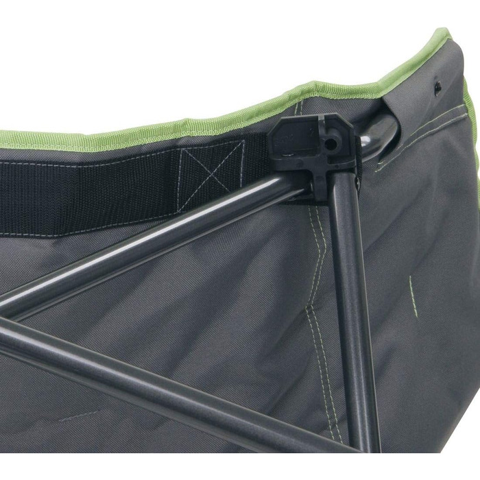 Крісло для кемпінгу 10T Jace Beechnut XXL Складаний стілець до 130 кг Стілець з підсклянником бічною кишенею