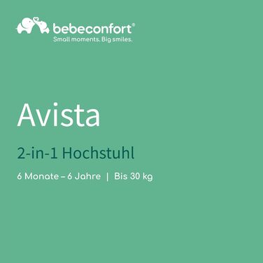 Стільчик для годування Bebeconfort Avista 2-в-1, стільчик для годування від 6 місяців, трансформований стільчик для годування, від