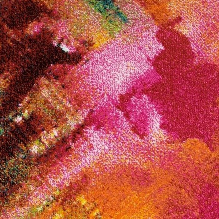 Сучасний килим для графіті Різнокольоровий помаранчевий зелений бірюзовий Розмір 160х230 см 160х230 см Різнокольоровий