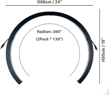 Система освітлення мішень для дартсу 260 Підходить для всіх видів мішень для дартсу Професійні деталі для дартсу