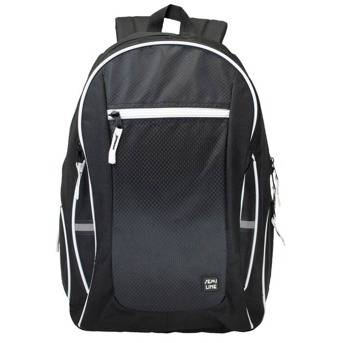 Рюкзак міський Semi Line 28 Black/White Elements (J4919-1)