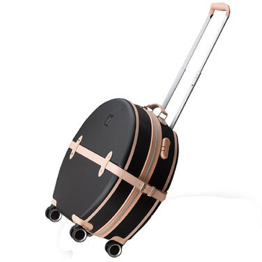Валіза Semi Line 20' (S) Black/Pink Cream (T5671-2)