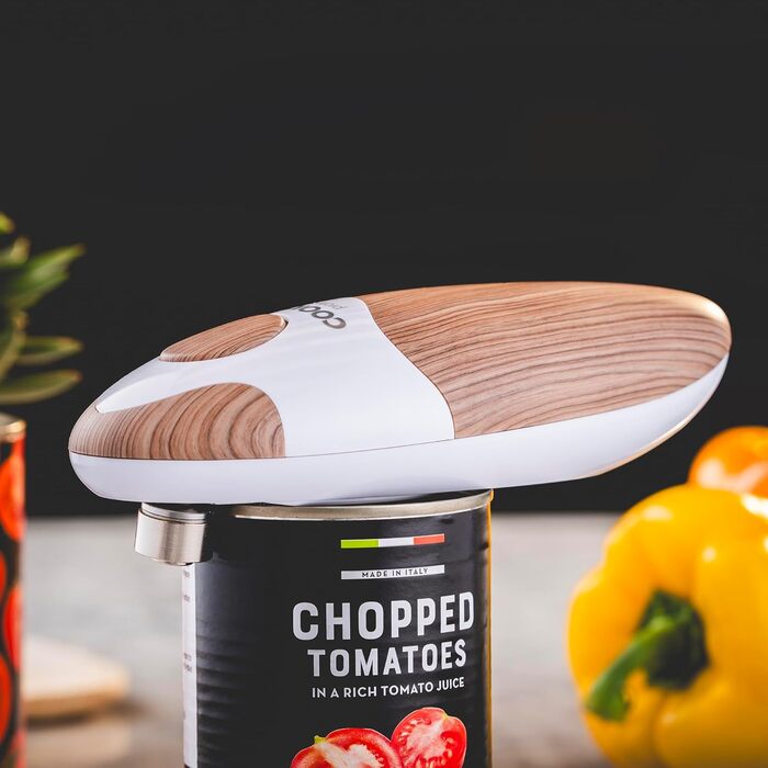 Кухарі Професійний електричний консервний нож Автоматичний акумуляторний відкривач для рук при артриті та артриті Робота в режимі гучного зв'язку Дизайн в один дотик (Nordic White) Скандинавський білий