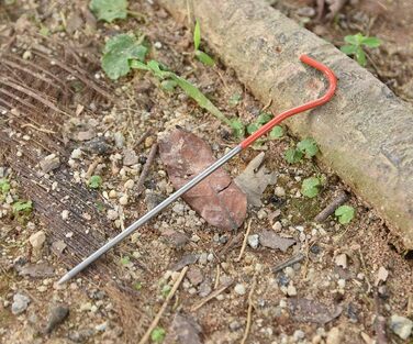 Титановий сплав Кілочки Цвяхи для намету Кемпінг Намет Ставки Відкритий портативний ліктьовий трав'яний намет Цвяхи Туристичний на