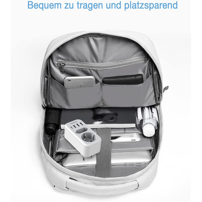 Подвійна вилка для розетки USB, багаторозеткова розетка з 4 вилками живлення USB, адаптер для розетки 2-місний вилка з USB, багато