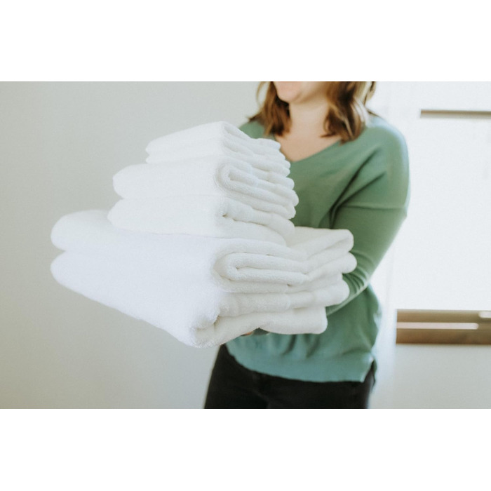 Набір рушників Peacock Alley Diamond, 6 предметів, розкішний, 100 турецька бавовна з довгим штапелем, м'який, поглинаючий і швидко