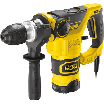Перфоратор Stanley FatMax SDS-plus FME1250K (1250 Вт, 3,5 Дж, з пневматичним ударним механізмом, з правим/лівим обертанням, пилоне