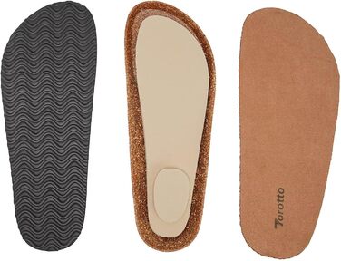 Жіночі шльопанці Torotto Thong, капці, спортивні сандалі з корковою устілкою та регульованим ремінцем, розмір 40 EU, чорні